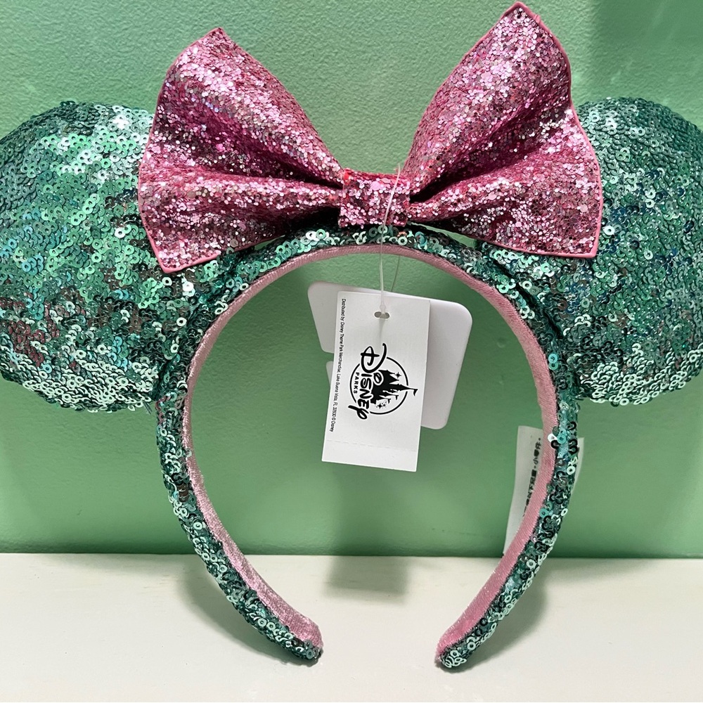 Disney Sequin Minnie Mouse Ears Headband